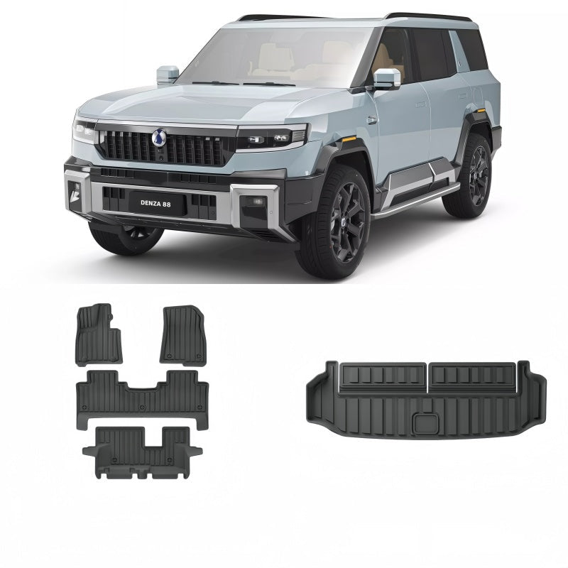 TPE Floor Mats & Trunk Mat for BYD Leopard 8 & Denza B8 - Nice BYD