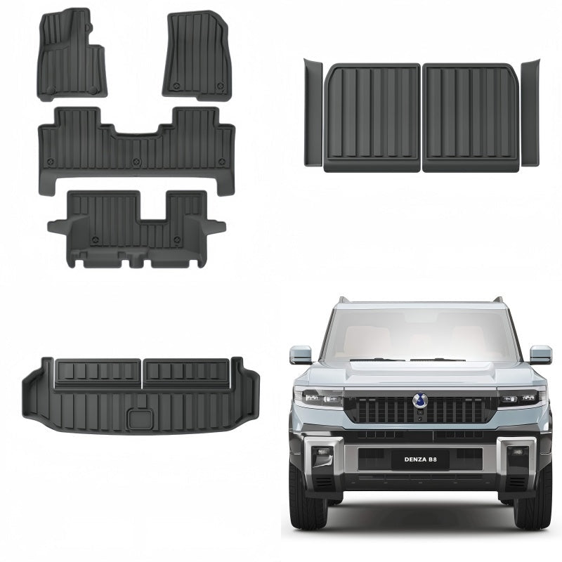 TPE Floor Mats & Trunk Mat for BYD Leopard 8 & Denza B8 - Nice BYD