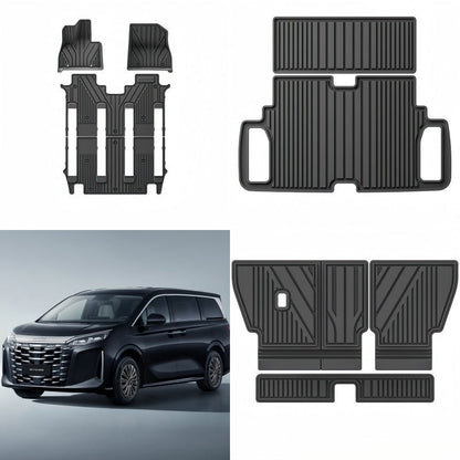 TPE Floor Mats & Trunk Mat for BYD M9 - Nice BYD