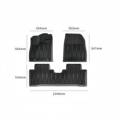 TPE Floor Mats & Trunk Mat for BYD Sealion 5 DM - i - Nice BYD