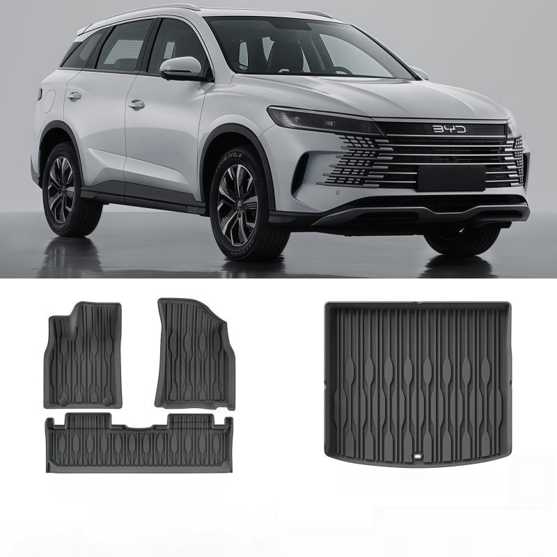 TPE Floor Mats & Trunk Mat for BYD Sealion 5 DM - i - Nice BYD