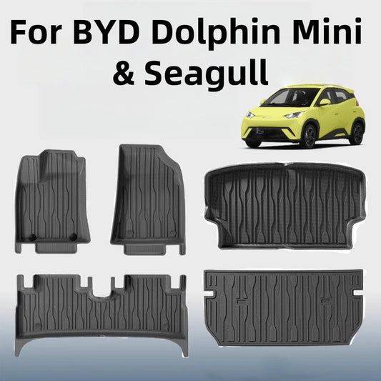 TPE Floor MATS & Trunk MATS for BYD Dolphin Mini/Seagull - Nice BYD