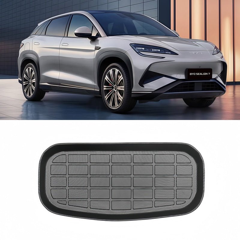 Trunk Rubber Floor Mat & Seat Back Protector for BYD Sealion 7 - Nice BYD