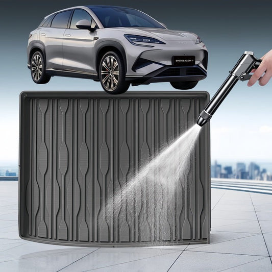 Trunk Rubber Floor Mat & Seat Back Protector for BYD Sealion 7 - Nice BYD