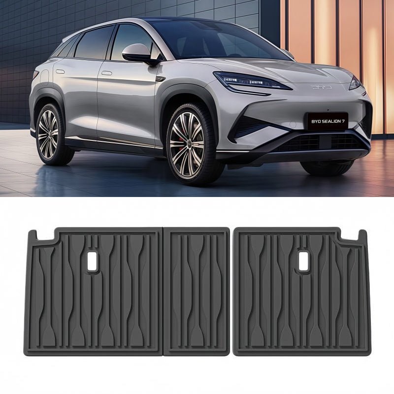 Trunk Rubber Floor Mat & Seat Back Protector for BYD Sealion 7 - Nice BYD