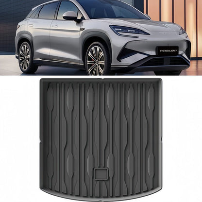 Trunk Rubber Floor Mat & Seat Back Protector for BYD Sealion 7 - Nice BYD