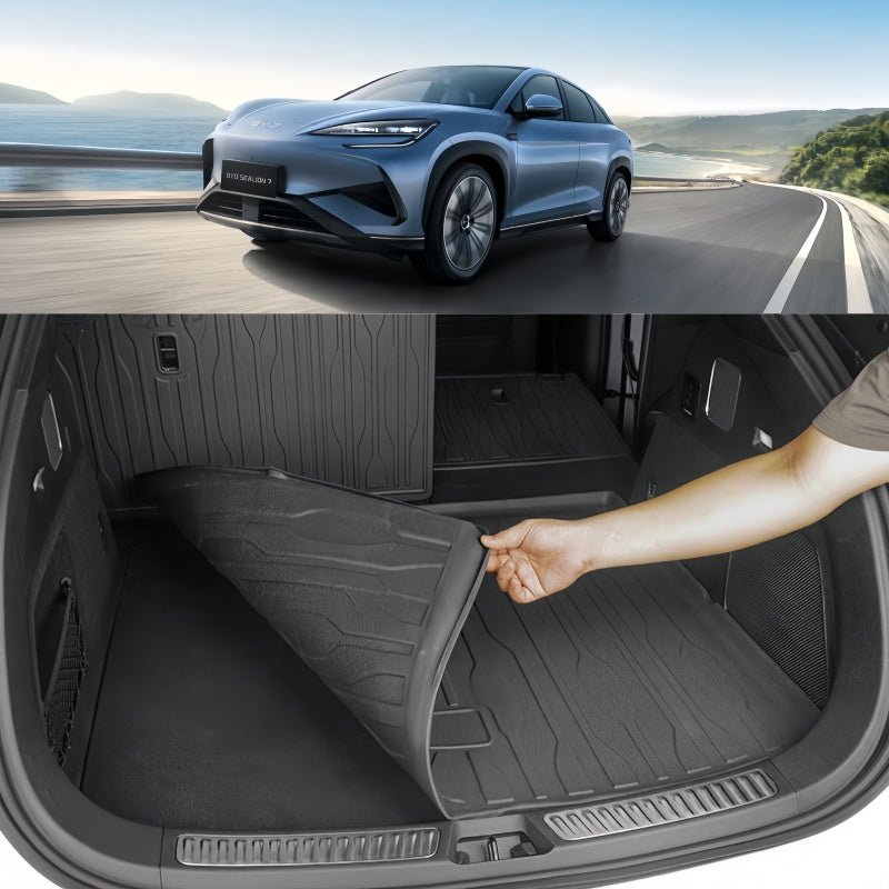 Trunk Rubber Floor Mat & Seat Back Protector for BYD Sealion 7 - Nice BYD