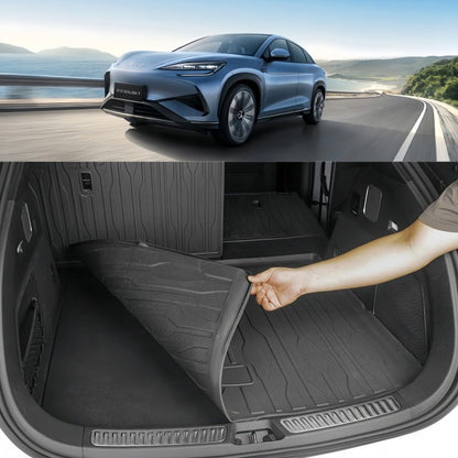 Trunk Rubber Floor Mat & Seat Back Protector for BYD Sealion 7 - Nice BYD