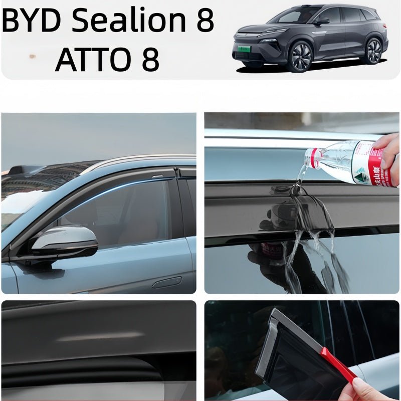 Window Visor Rain Guards for BYD Sealion 8 / ATTO 8 - Nice BYD